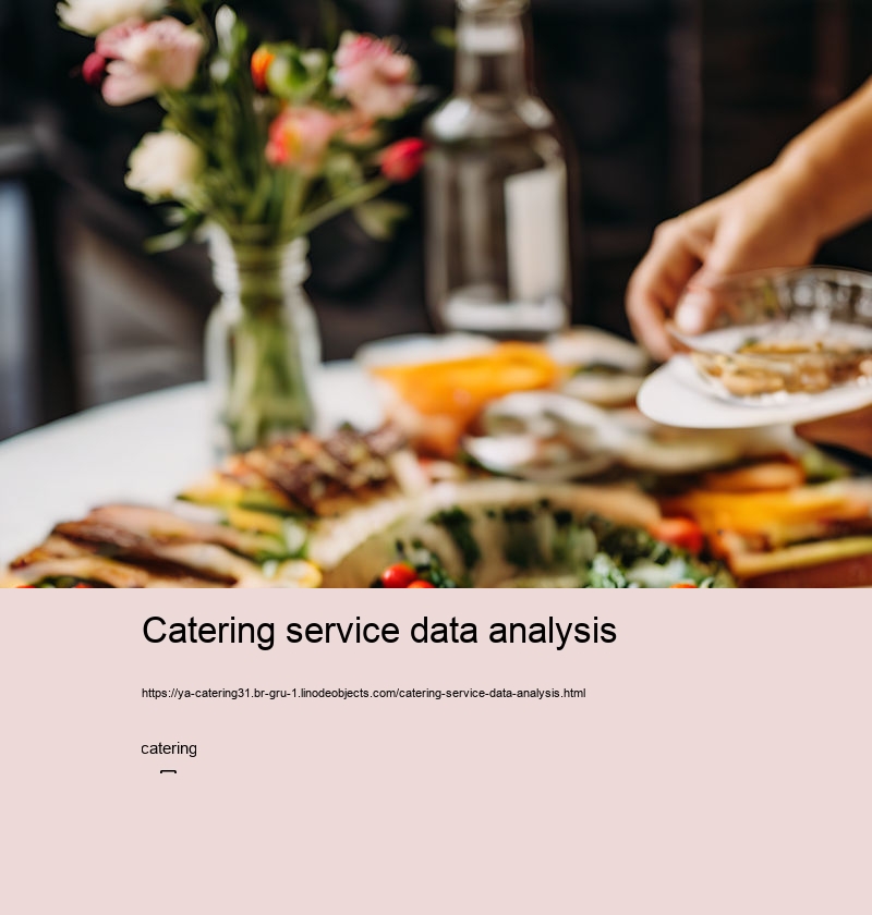 Catering service data analysis